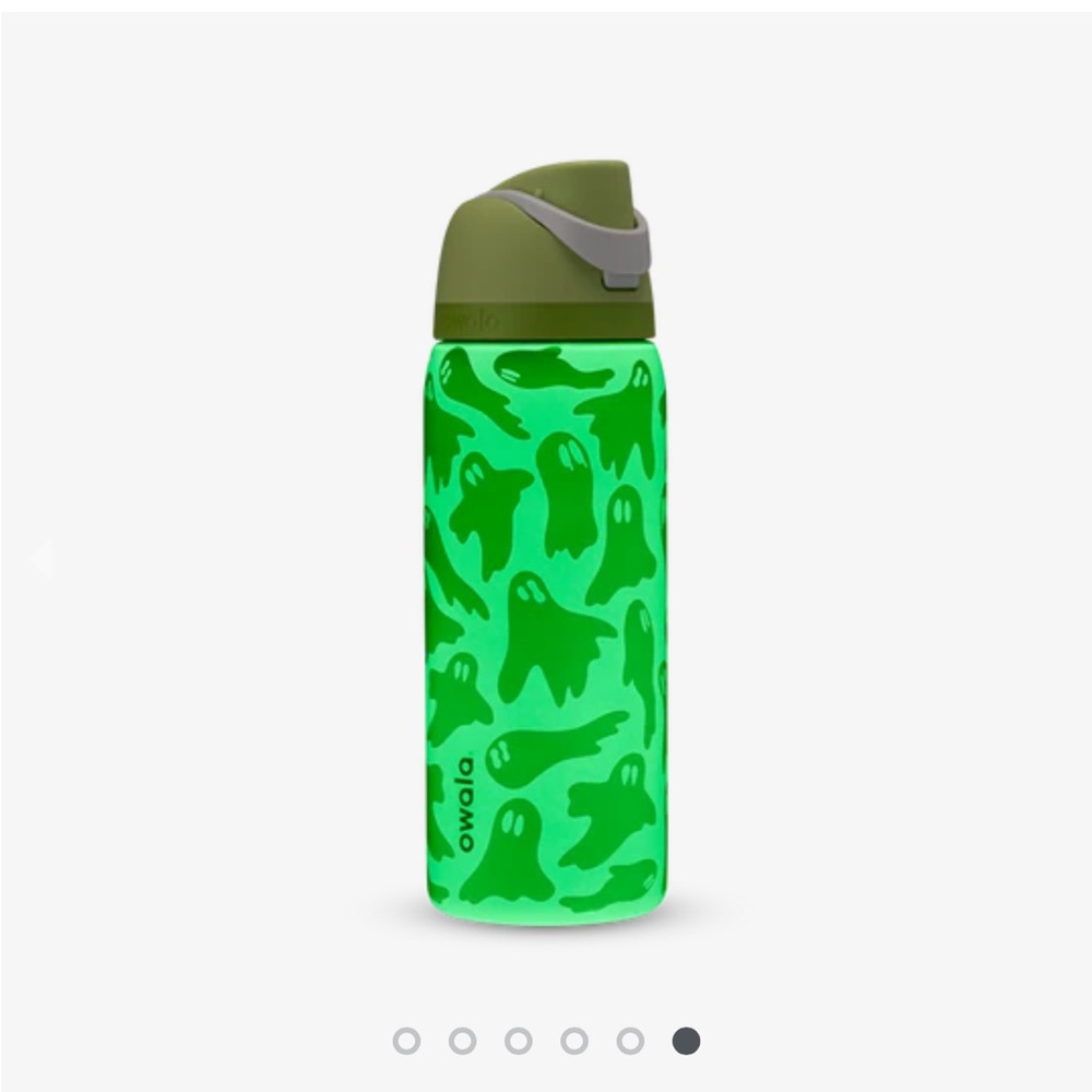 32oz glow in the dark boo-ya ghost owala water bottle